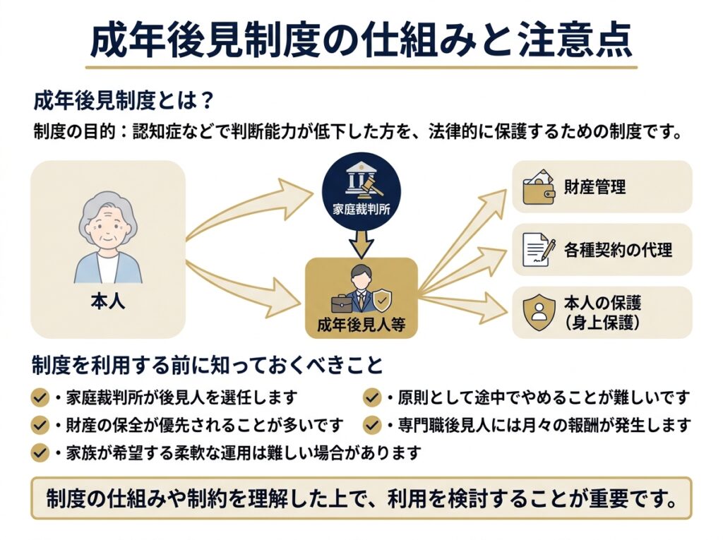 そもそも「成年後見制度」とは？利用前に知っておくべきこと