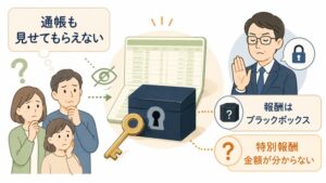 ひどい実態５：報酬はブラックボックス——通帳も見せてもらえない