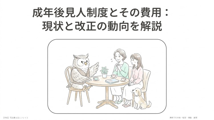 成年後見人の費用はいくら？現状と後見改正後はどう変わるか分かりやすくサキヨミ