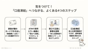 口座凍結までの流れ