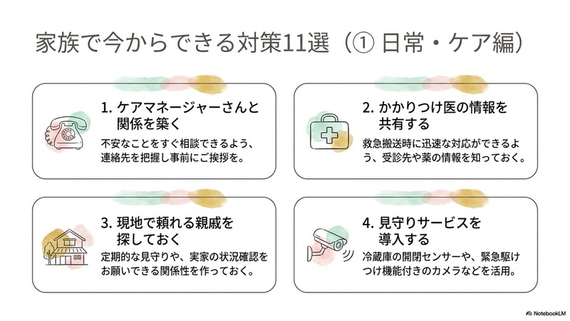 今から家族でできる対策11選