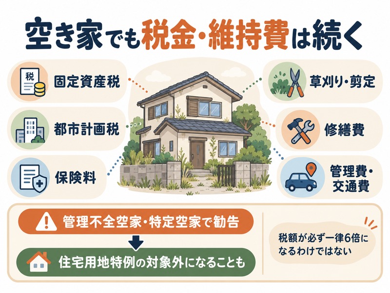 空き家の固定資産税と住宅用地特例