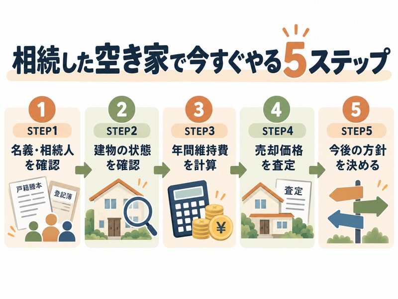 相続した空き家を放置しないために今すぐやること