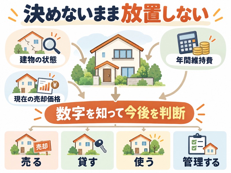 相続した空き家を決めないまま放置する危険性